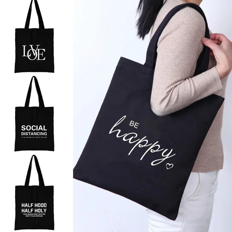 Women'S Tote Bags For Work - Kawaii мультфильм оранжевый кот с принтом