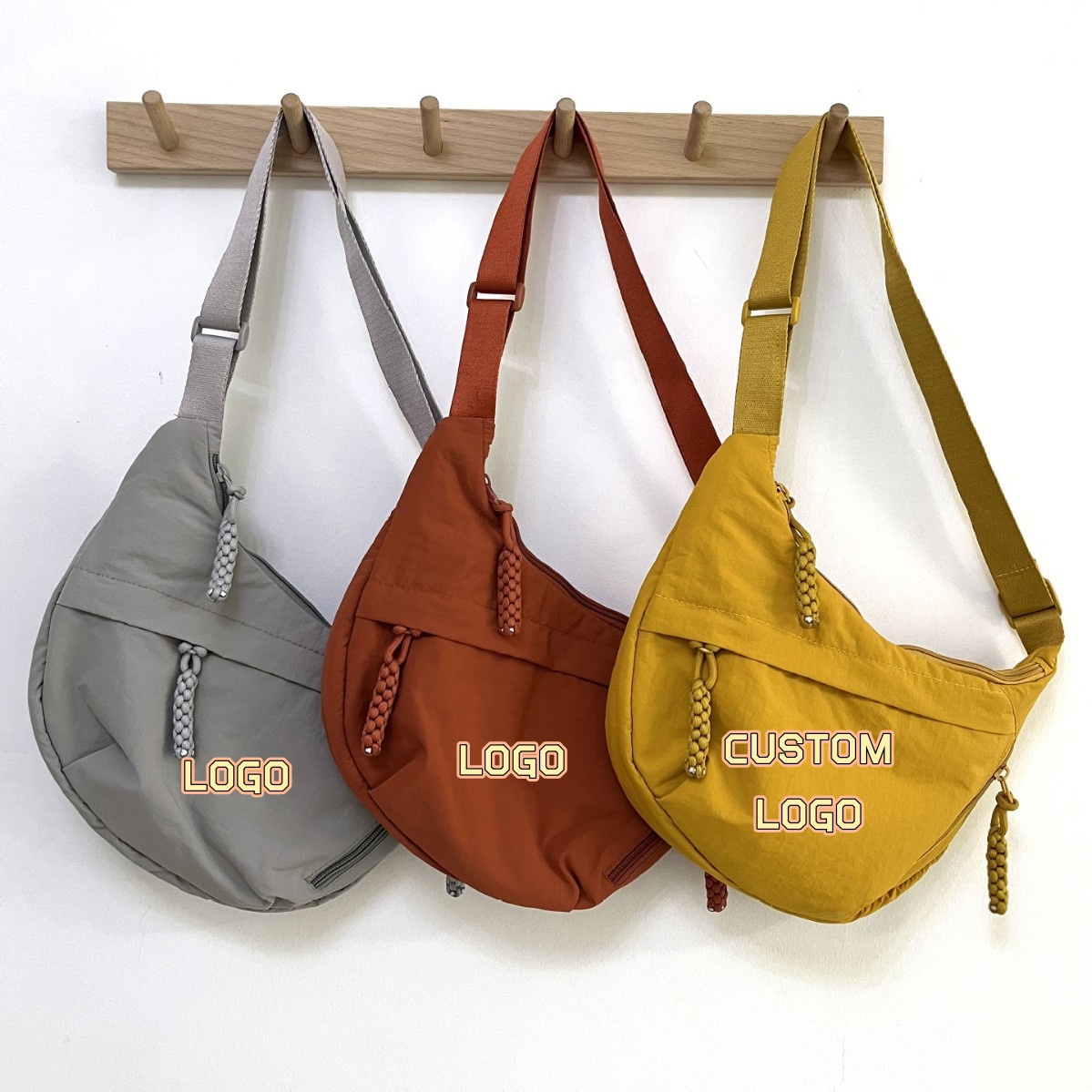 Women Bags Logo - Сумка-кроссбоди из нейлона с индивидуальным логотипом,