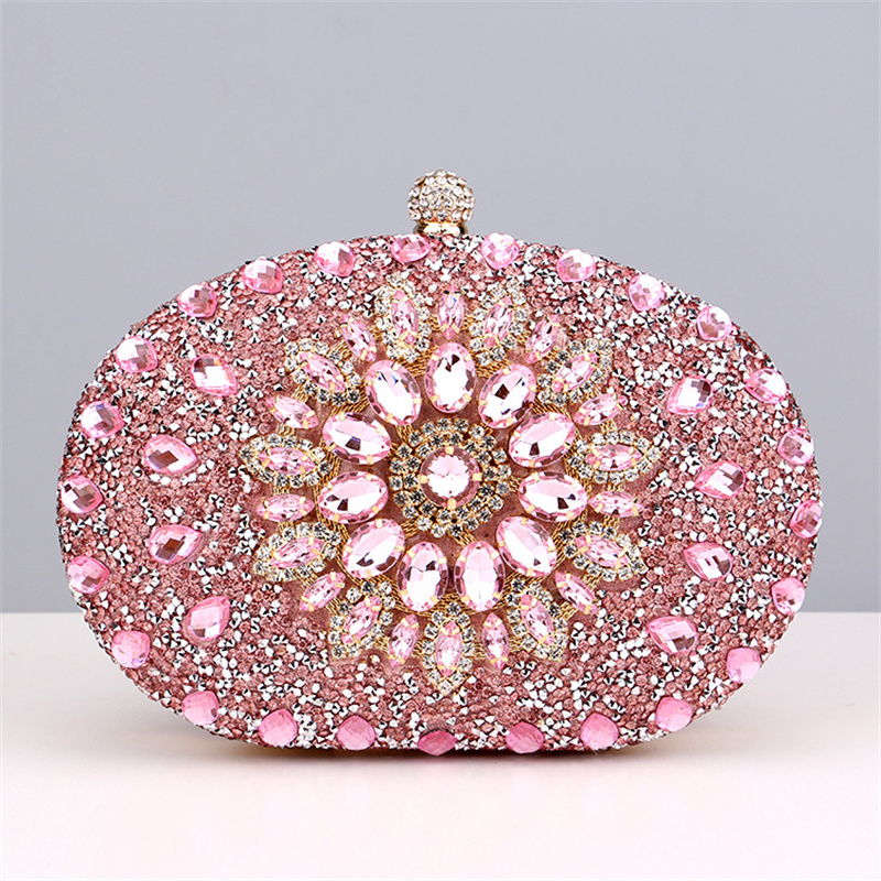 Women Bags Golden - Женская Косметика для макияжа с кристаллами