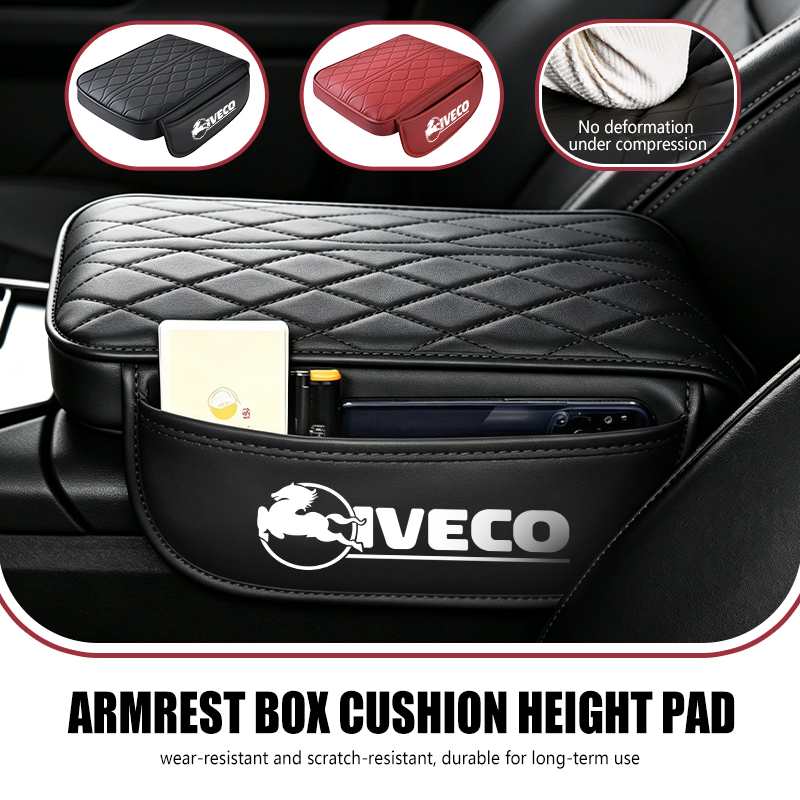 Box Bag Rigid - Подушка-подлокотник для центральной консоли автомобиля, нескользящая,