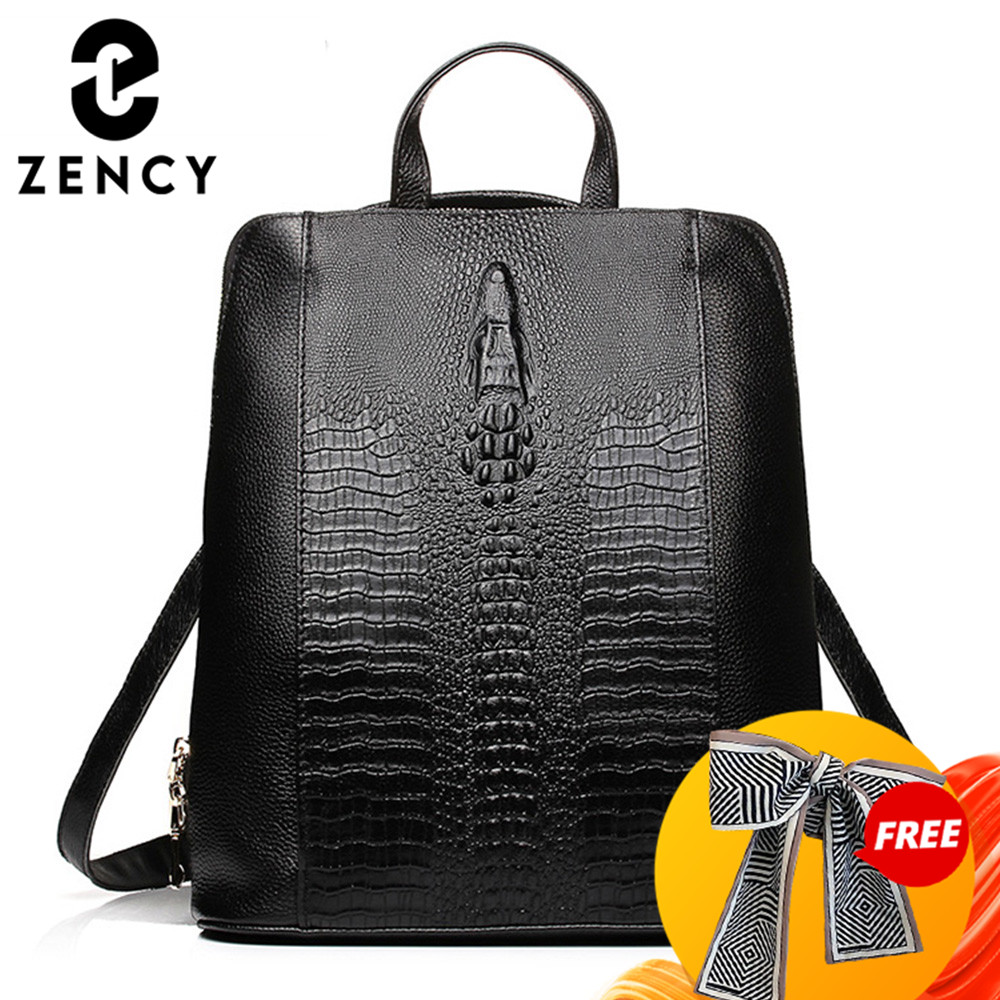 Women Bags White - Рюкзак Zency из 100% натуральной кожи