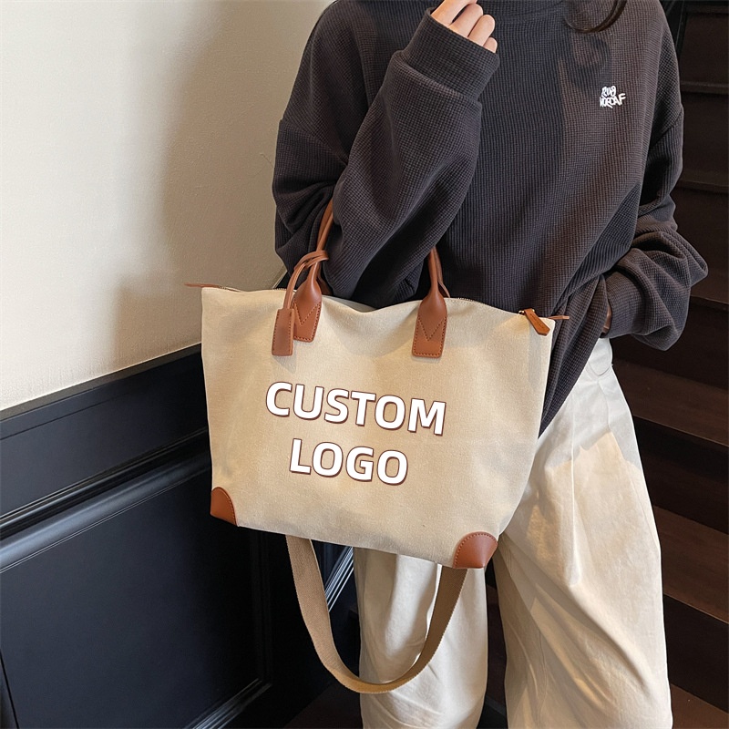 Women Bags Logo - Сумка-тоут из холщовой ткани с индивидуальным