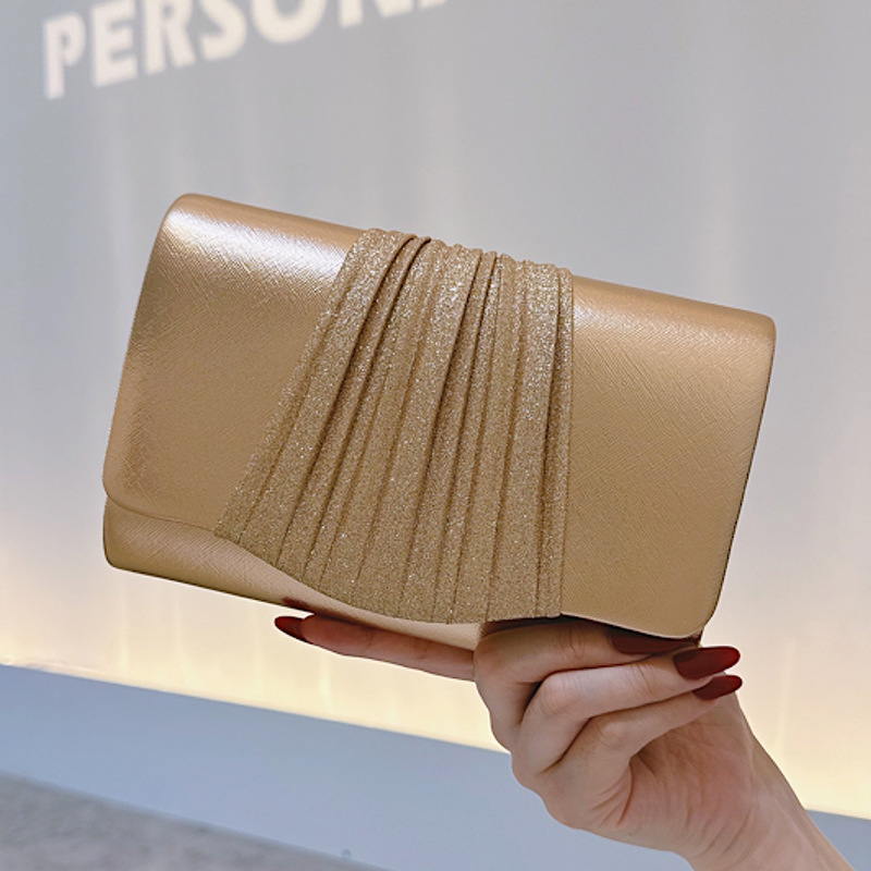 Women Bags Golden - Золотой маленький вечерний клатч для женщин,
