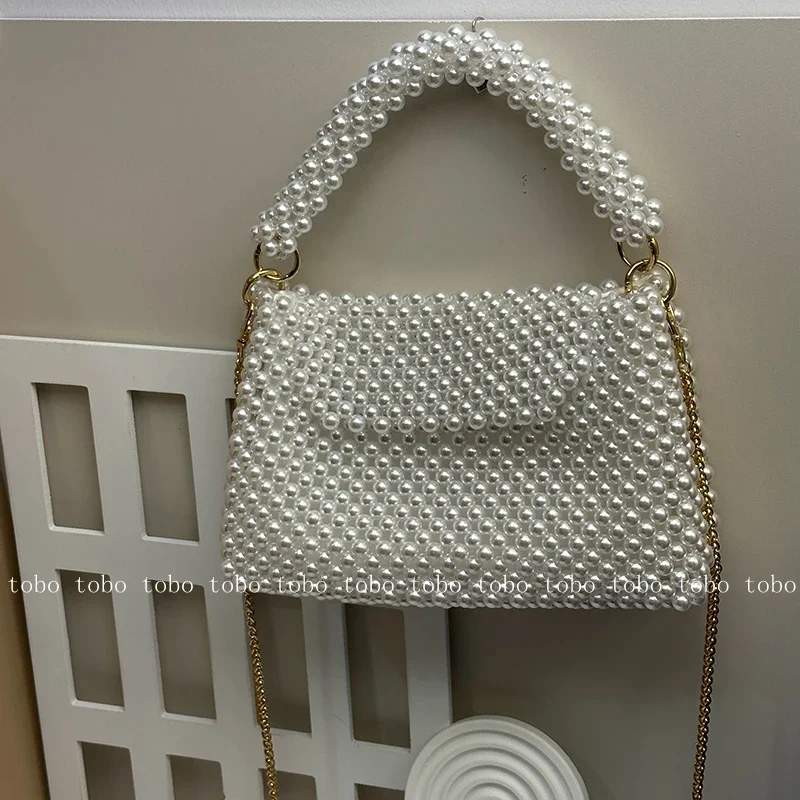 Women Bags Golden - Ins великолепные кошельки с жемчужными бусинами