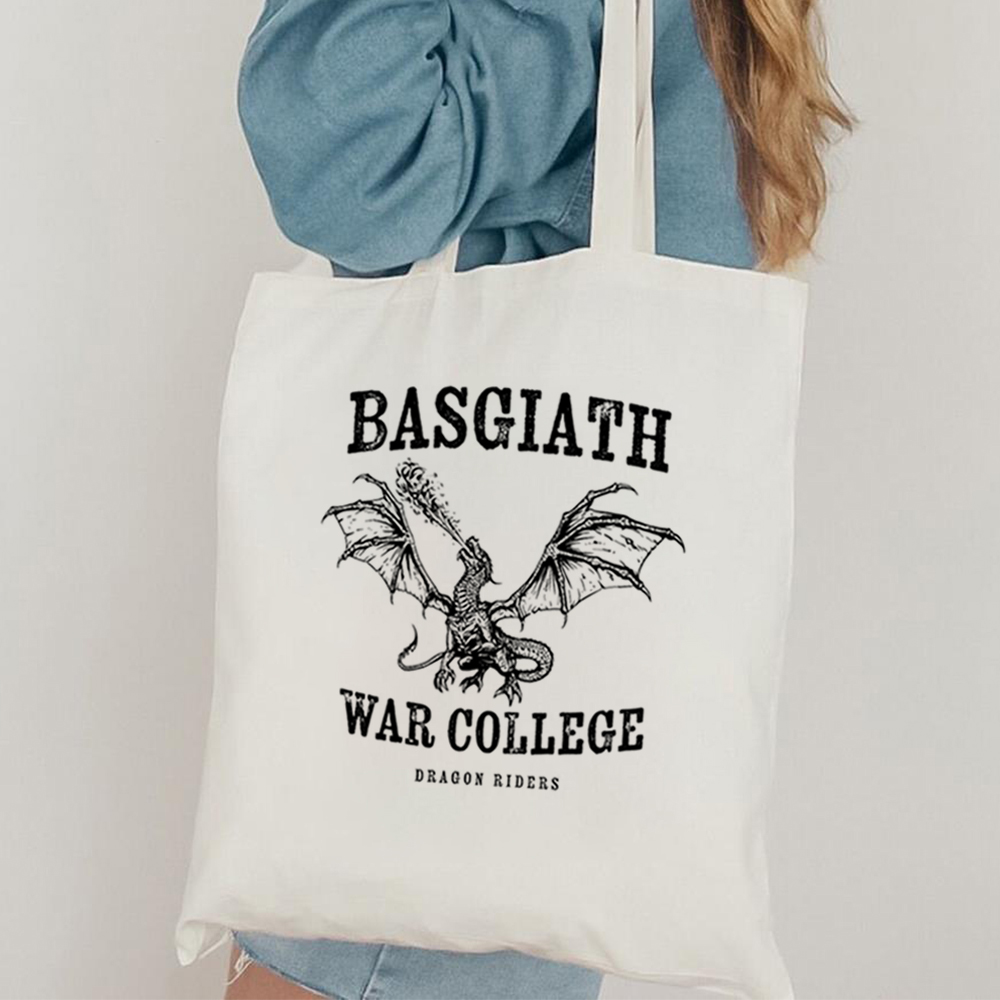 Women Bags Golden - Женская сумка-тоут для колледжа Basgiath War,
