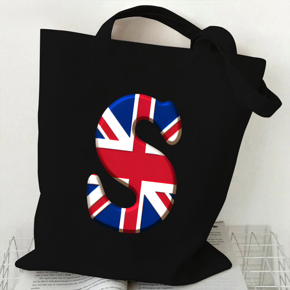 Women Bags In Uk - Холщовая большая сумка с буквами A-Z