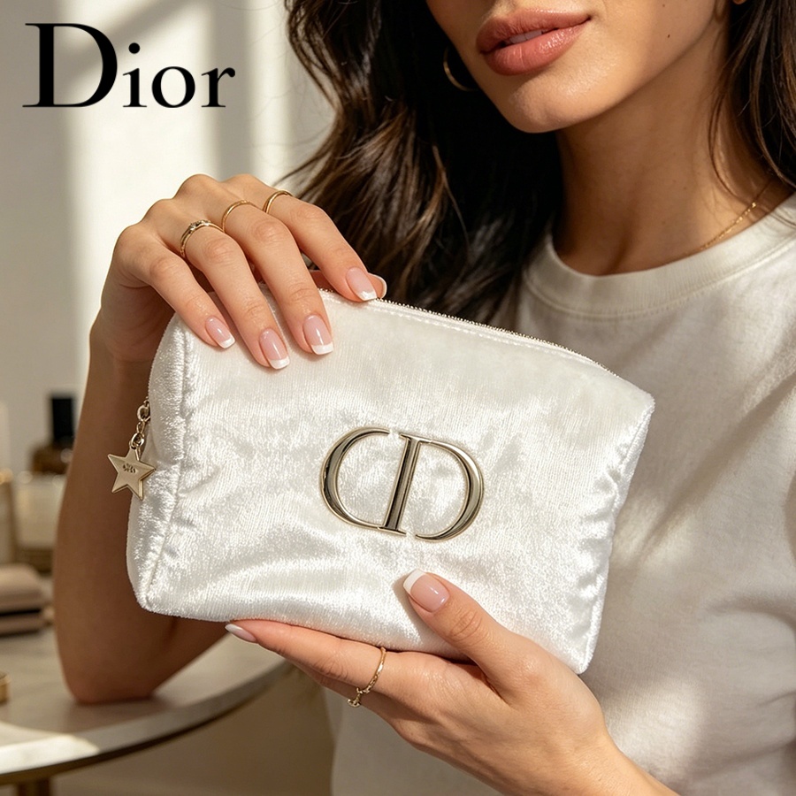 Сумка Dior из белого бархата,  – обзор и цена Women Bags Logo