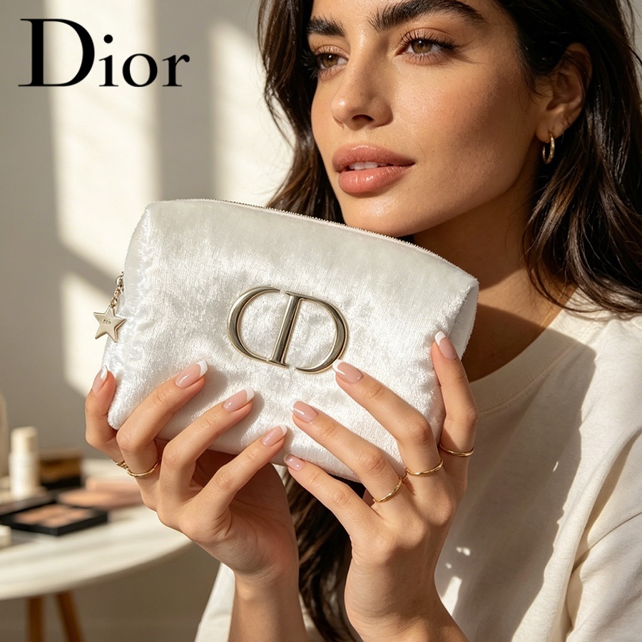 Сумка Dior из белого бархата,  – обзор и цена Women Bags Logo