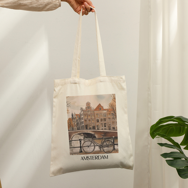 Прочная холщовая сумка-тоут с  – обзор и цена Women Bags Netherlands