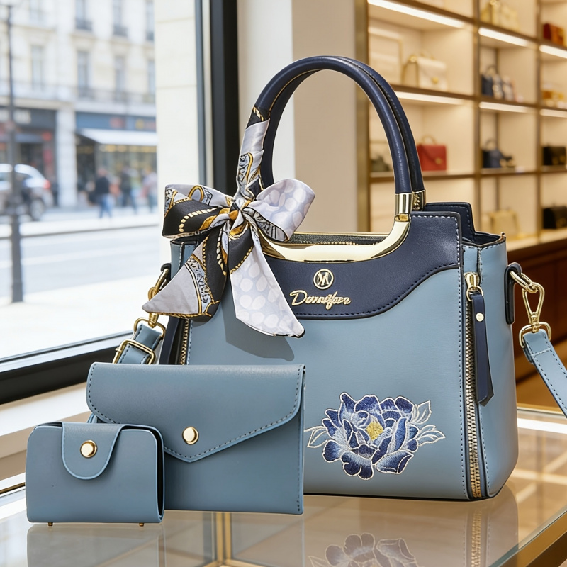Высококачественный набор из 3  – обзор и цена Women Bags Office