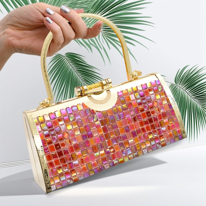 Золотая сумка-клатч с бриллиан – обзор и цена Women Bags Golden