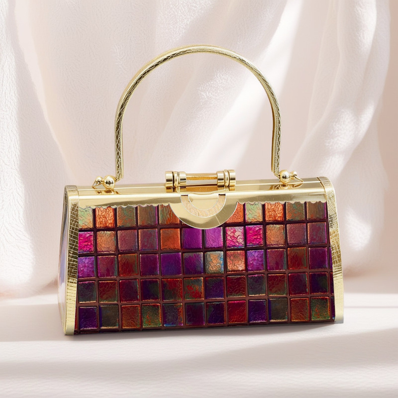 Золотая сумка-клатч с бриллиан – обзор и цена Women Bags Golden