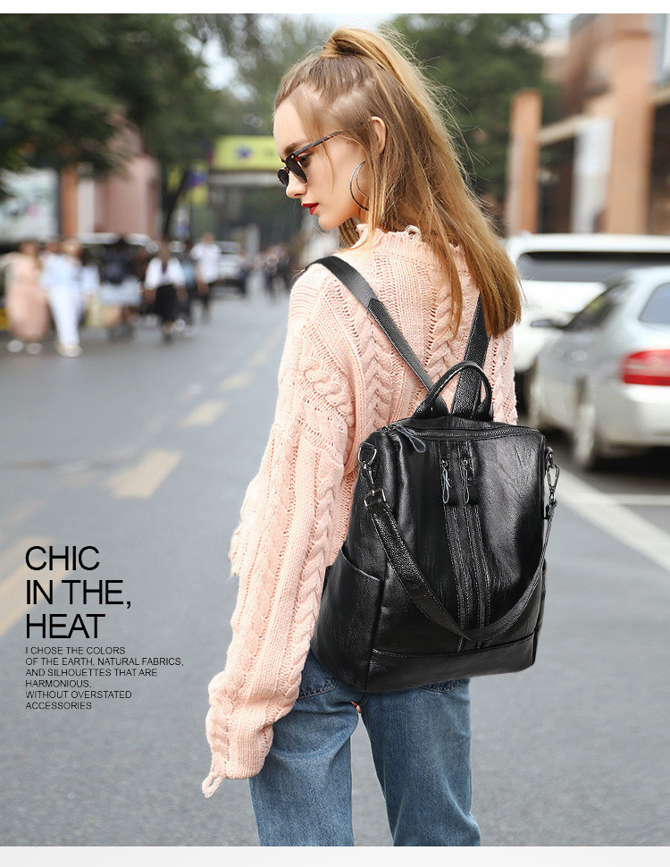 Женский рюкзак из мягкой кожи, – обзор и цена Women Bags Office
